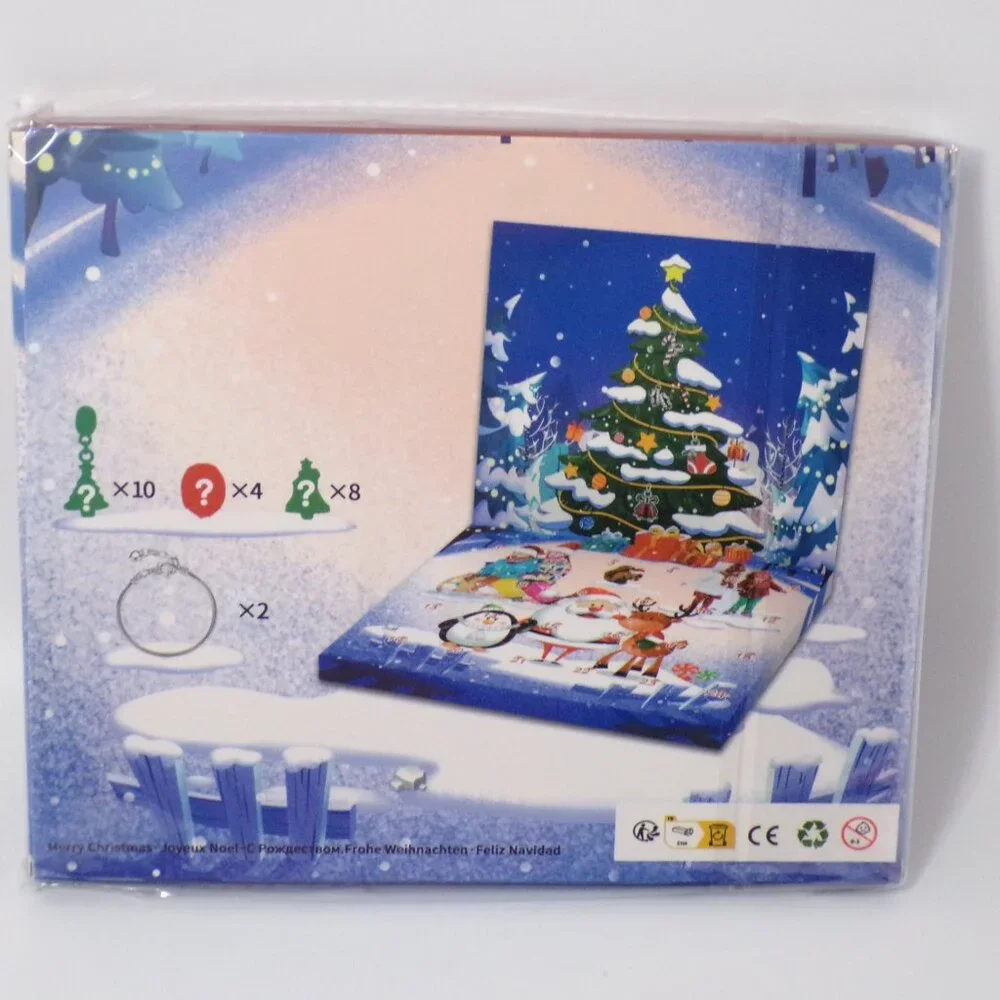 Christmas Advent Calendar Girls Charm Bracelets Trendy